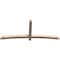 Ekena Millwork Bellingham Smooth Timber Gable Bracket, Douglas Fir, 84"W x 35"H x 3 1/2"D x 3 1/2"F, 10/12 Pitch GBW084X35X0404BEL00SDF - alternate 2